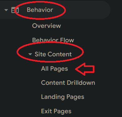 Image of Google Analytics how to select User Type
