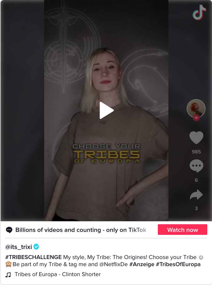 Netflix Branded Effect Example of a branded effect by Netflix