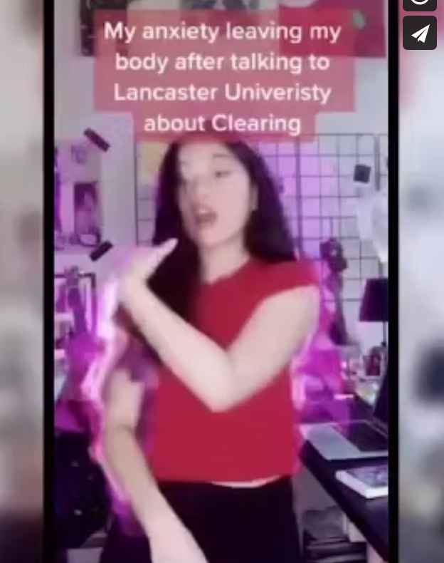 Lancaster University in-feed ad Example of an in-feed ad by Lancaster University