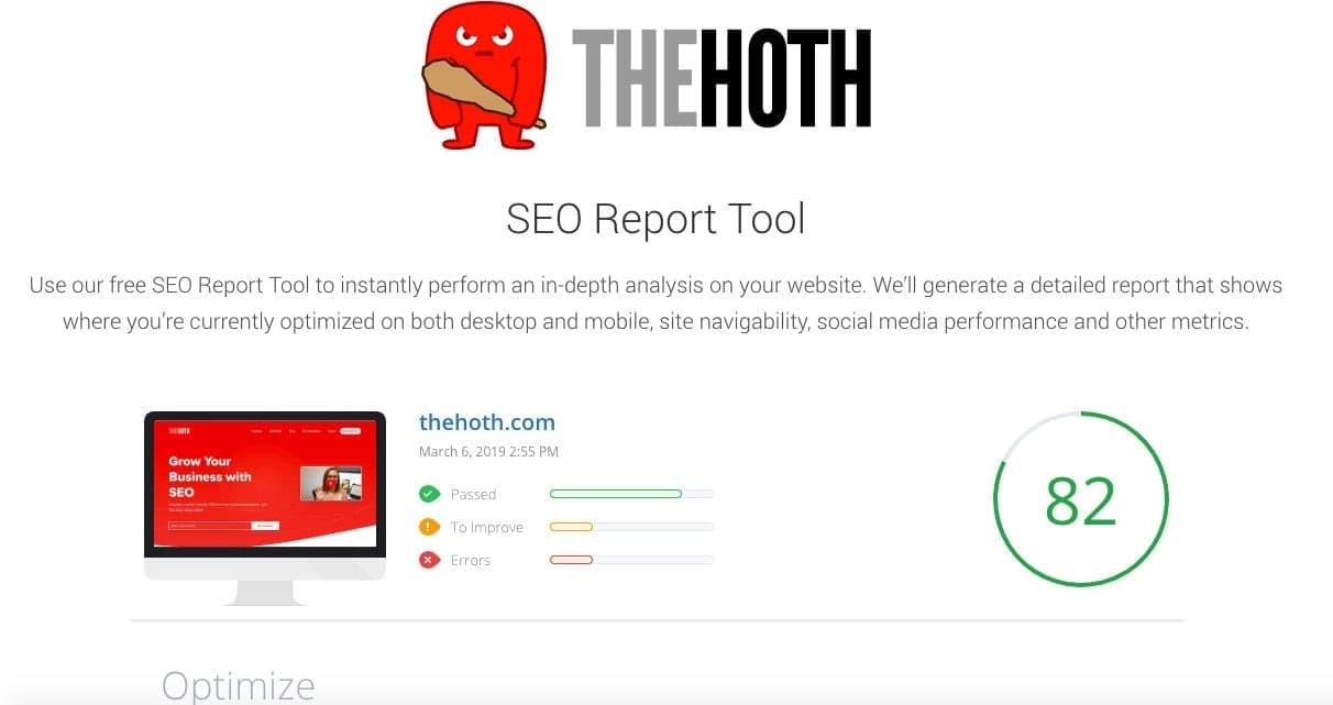 SEO Report Tool